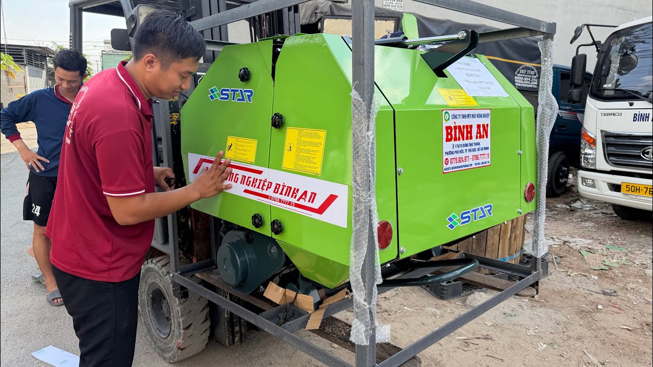 Máy cuốn rơm 850 Star nhập khẩu nhật bản Về Bình Định | thương hiệu japan chính ngạch chất lượng cao