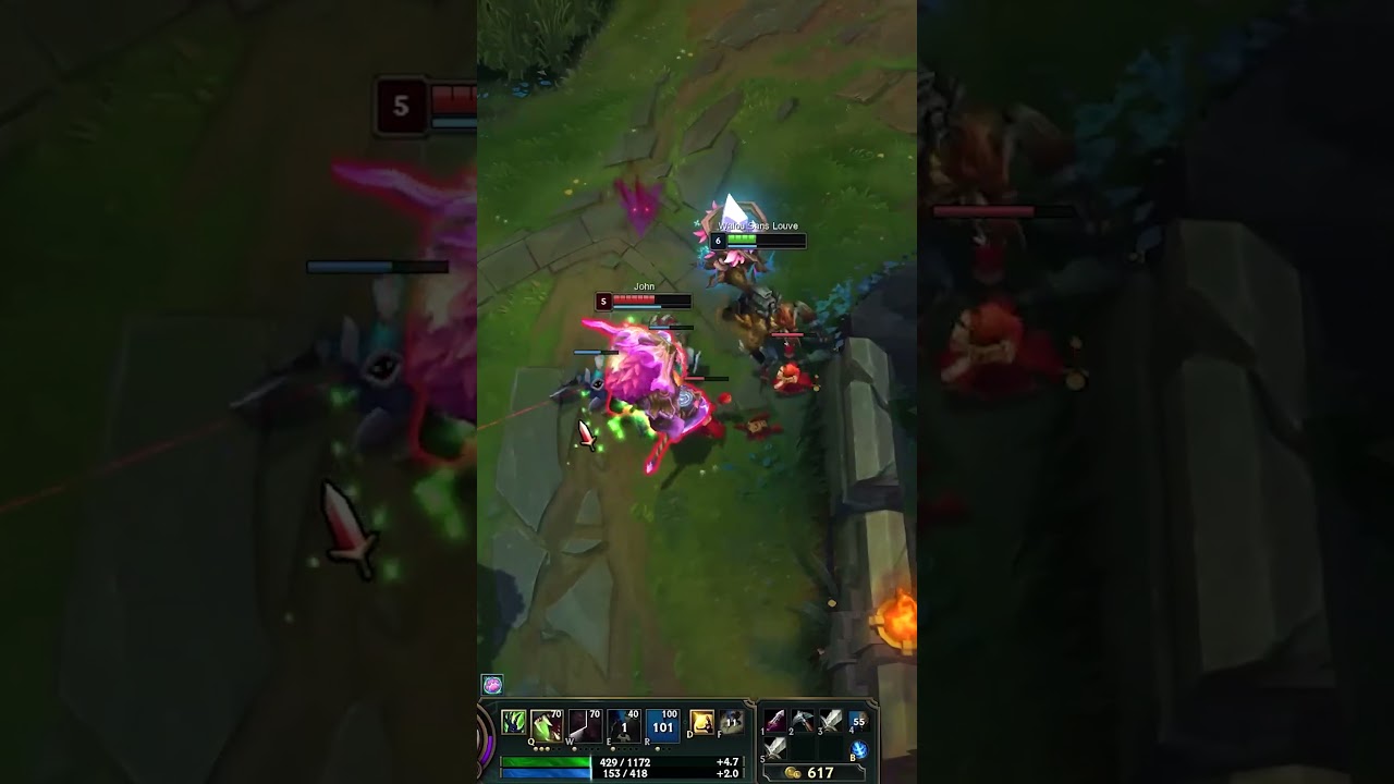 Walou 1vs2 - Warwick Moment - League of Legends 