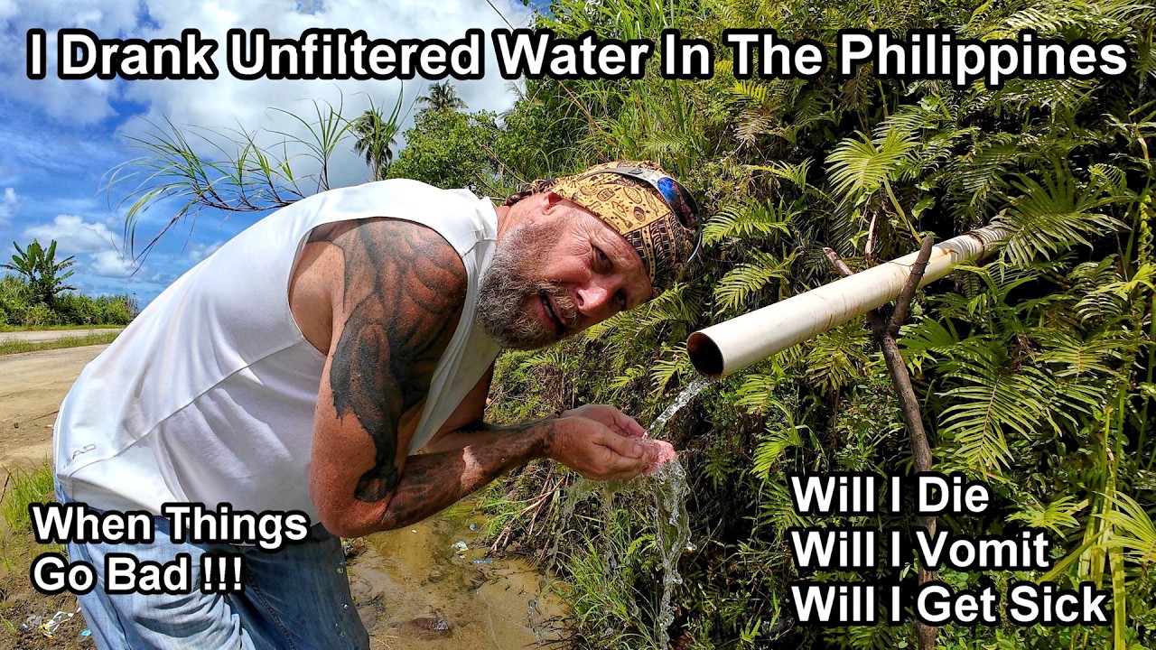 I DRANK UNFILTERED WATER IN THE PHILIPPINES FROM A PIPE IN THE JUNGLE #expatlife