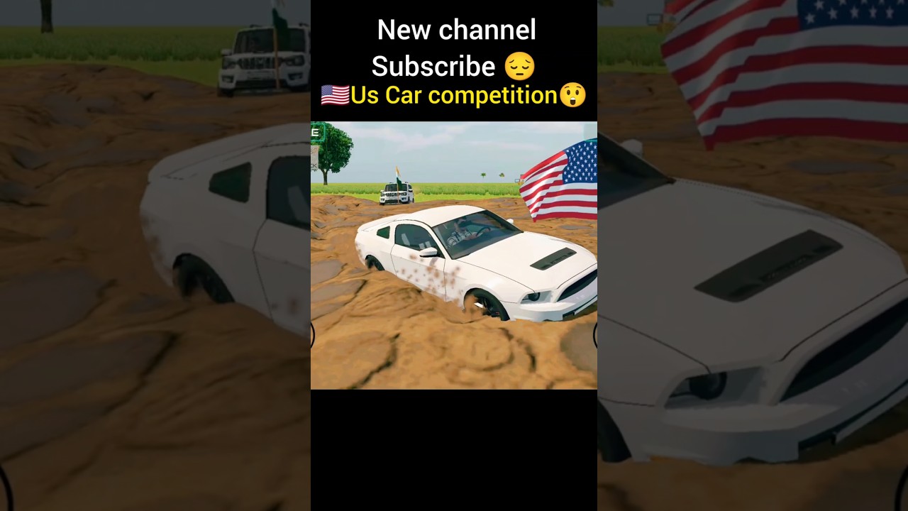 Us Vs India car racing competition😱 