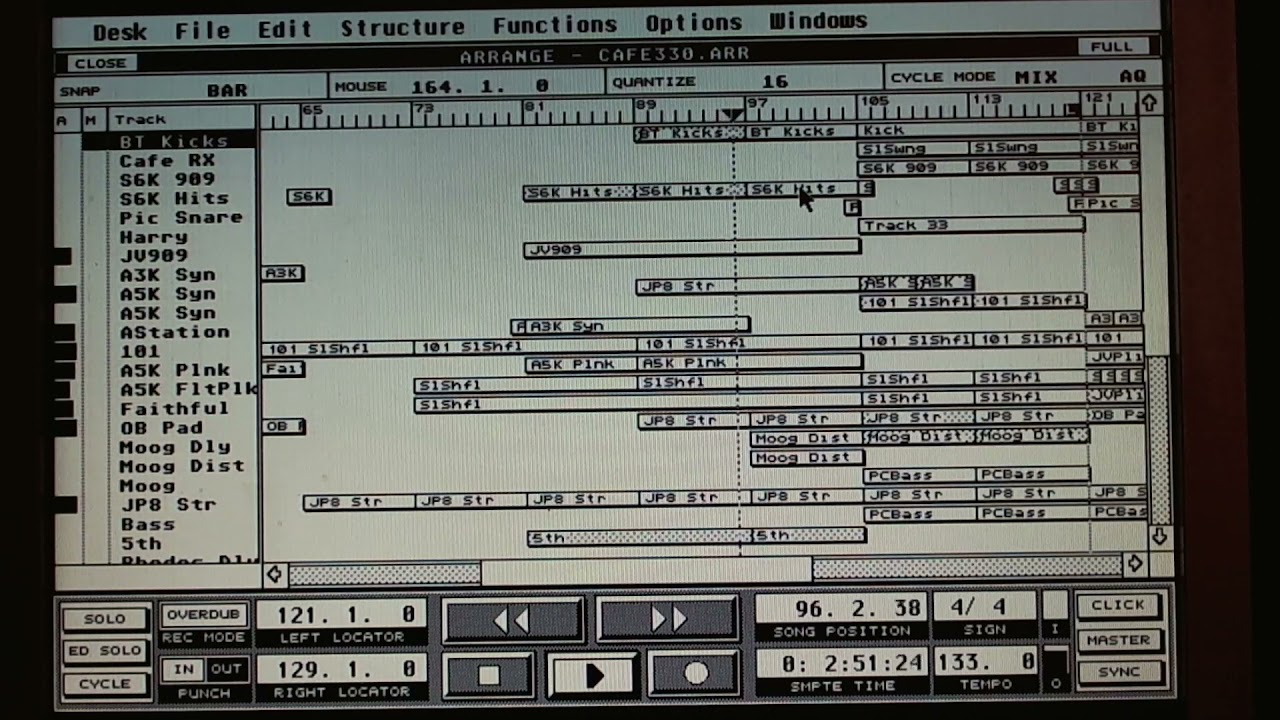 Cafe Del Mar - Atari ST Cubase