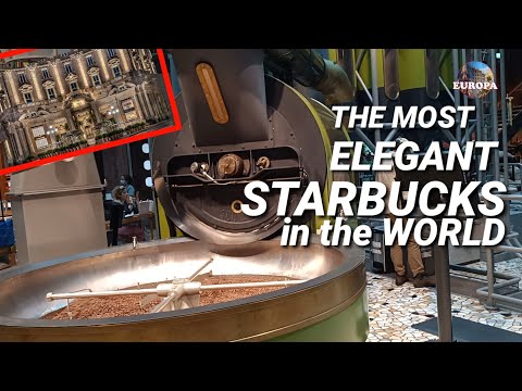 Most Beautiful Starbucks In The World Is In Milan Italy | Starbucks Milan