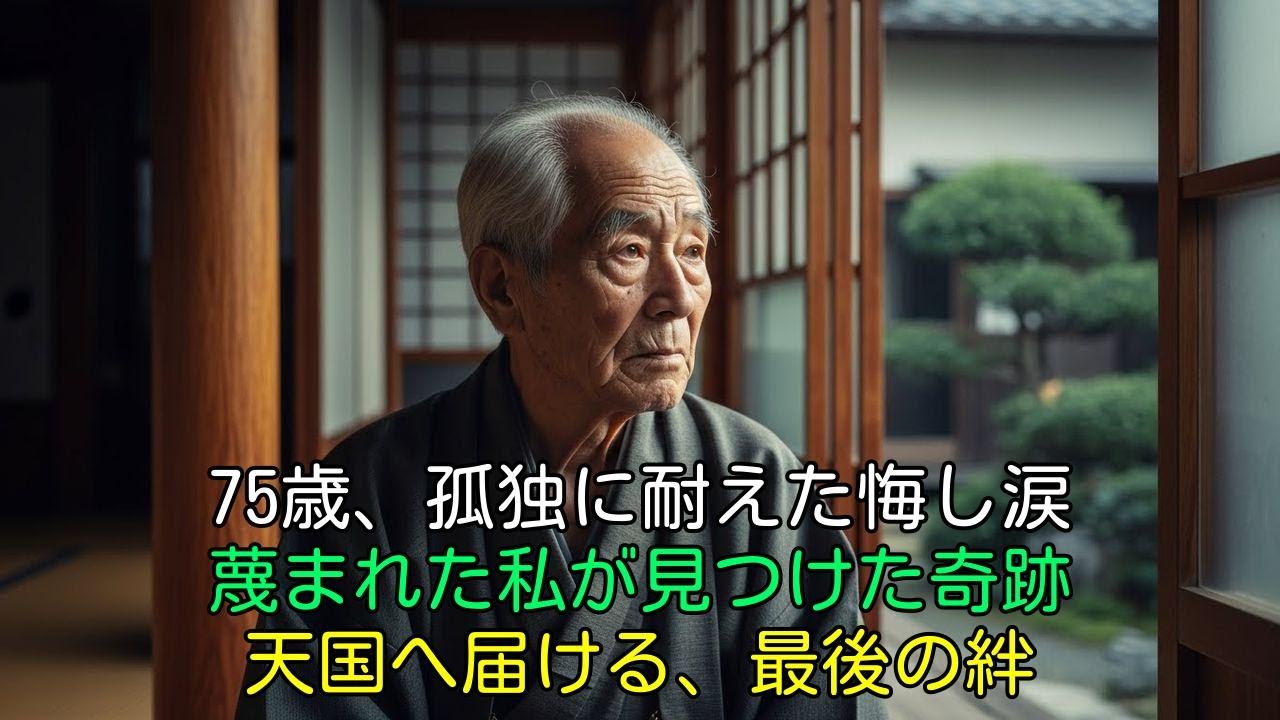 【涙腺崩壊】「床で寝てろ」と蔑まれた75歳の悔し涙。翌朝、隣の家を即金で購入した私の“逆襲”と、最後に手にした本当の幸せ。