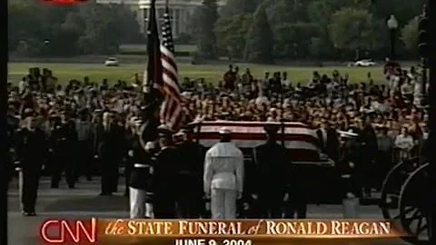 State funeral of Ronald Reagan CNN live coverage 6...