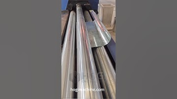 Hogi Full servo 4-roller rolling machine,full servo drive,good synchronization#machine #4servoroller