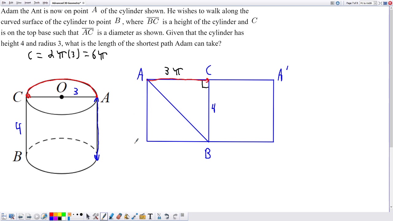 3D Geometry Challenge Problem 7 - YouTube