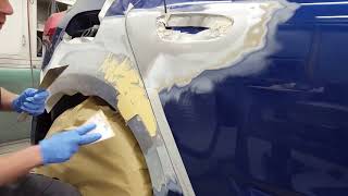 Car Repair: working the Ferro Multi Putty