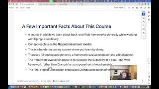 Lecture: IS439 Course Introduction - Spring 2024