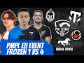 НОВЫЕ СОСТАВЫ PMPL EUROPE НА ТУРНИРЕ! FROZEN 1 VS 3 KASIK TEAM! SHIFU 1 VS 4 G.GLADIATORS, NEW TITAN