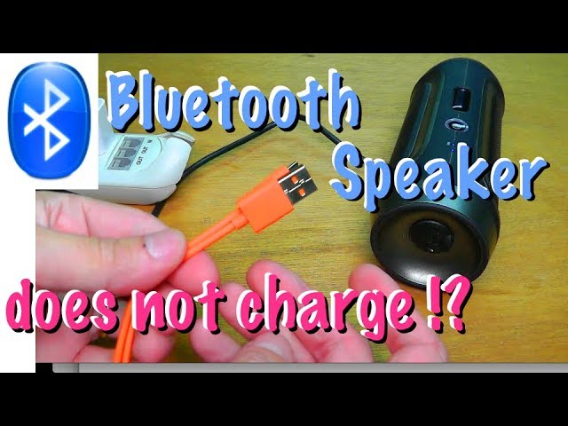 Bluetooth speaker does not charge - EASY FIX