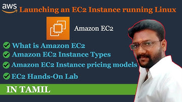 4. How to Create an EC2 Instance running Linux in aws step by step | amazon ec2 | Tamil