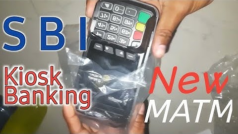 SBI Kiosk New Macro ATM | SBI CSP ATM Machine