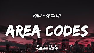 Kali - Area Codes sped up (Lyrics) Resimi