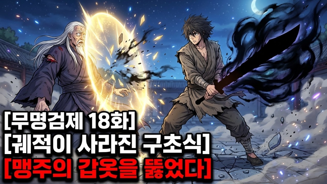 [무명검제 18화] 궤적조차 사라진 절대의 일격, 무명일섬의 각성