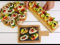 Canapes: How To Make 4 Fast & Easy Homemade Canapes | Simple & Easy Recipe