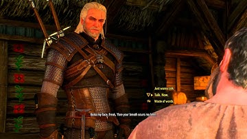 The Witcher 3: Wild Hunt - Lilac And Gooseberries:  Use Axii Sign on Mikah Dialogue Tree (Yennefer)