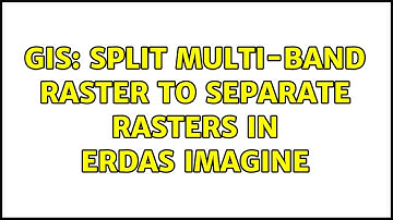 GIS: split multi-band raster to separate rasters in ERDAS IMAGINE