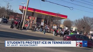 Students protest ICE in Tennessee