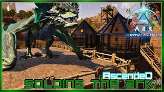 Floating Wyvern Landing Pad and Greenhouse Base Build! Soloing the Ark Ascended 76