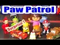 Paw Patrol Rubble Surprise Party With Lightning McQueen Marshall Mater Dora Swiper Teletubbies A 