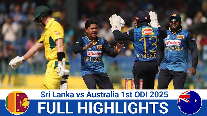 Sri Lanka vs Australia 1st ODI Match Highlights 2025 | SL vs AUS 1st ODI Match Full Highlights