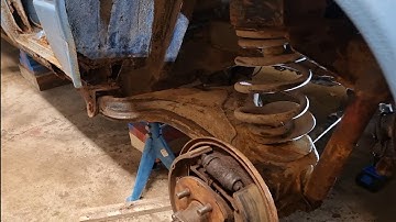 VW T3 Doka. Removing trailing arm