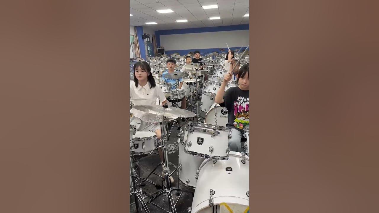 妞妞园园合作浪子的心情#架子鼓 妞妞园园合作浪子的心情#架子鼓