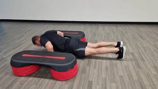 Deficit Plyo Pushups
