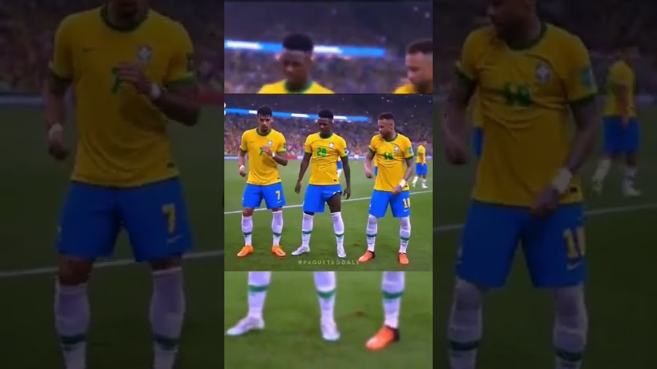 paqueta Teaches Vinicius & Neymar Dance🔥💪 