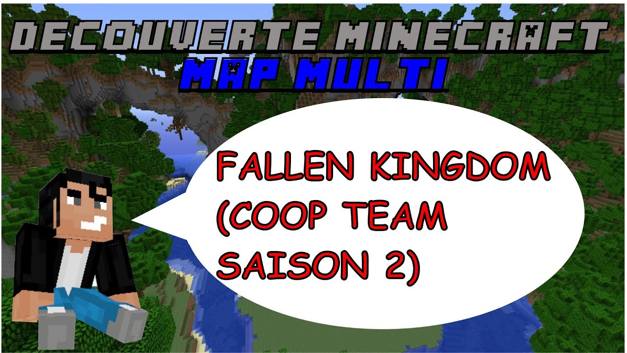 Découverte Minecraft - Map multi Fallen Kingdom (saison 2 coop team ...