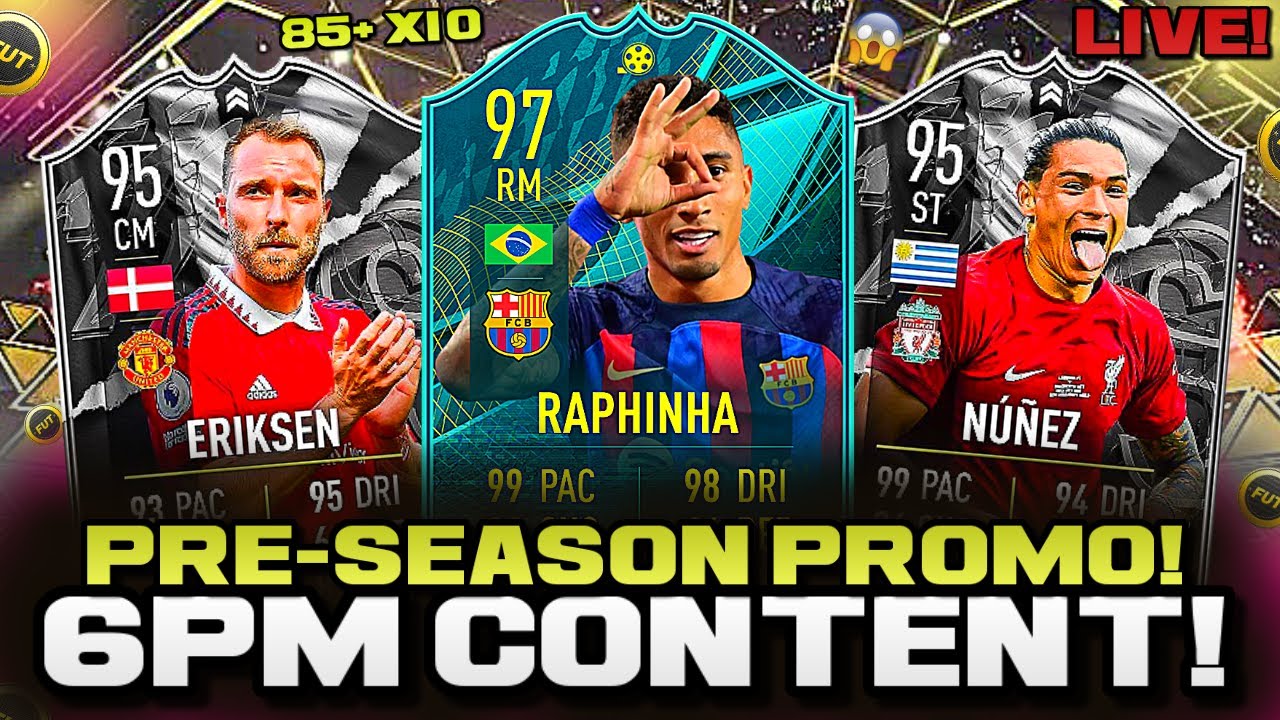 FIFA 22 LIVE 6PM CONTENT! PRE- SEASON PROMO IS HERE! EA HAVE MESSED UP! FIFA 22 ULTIMATE TEAM