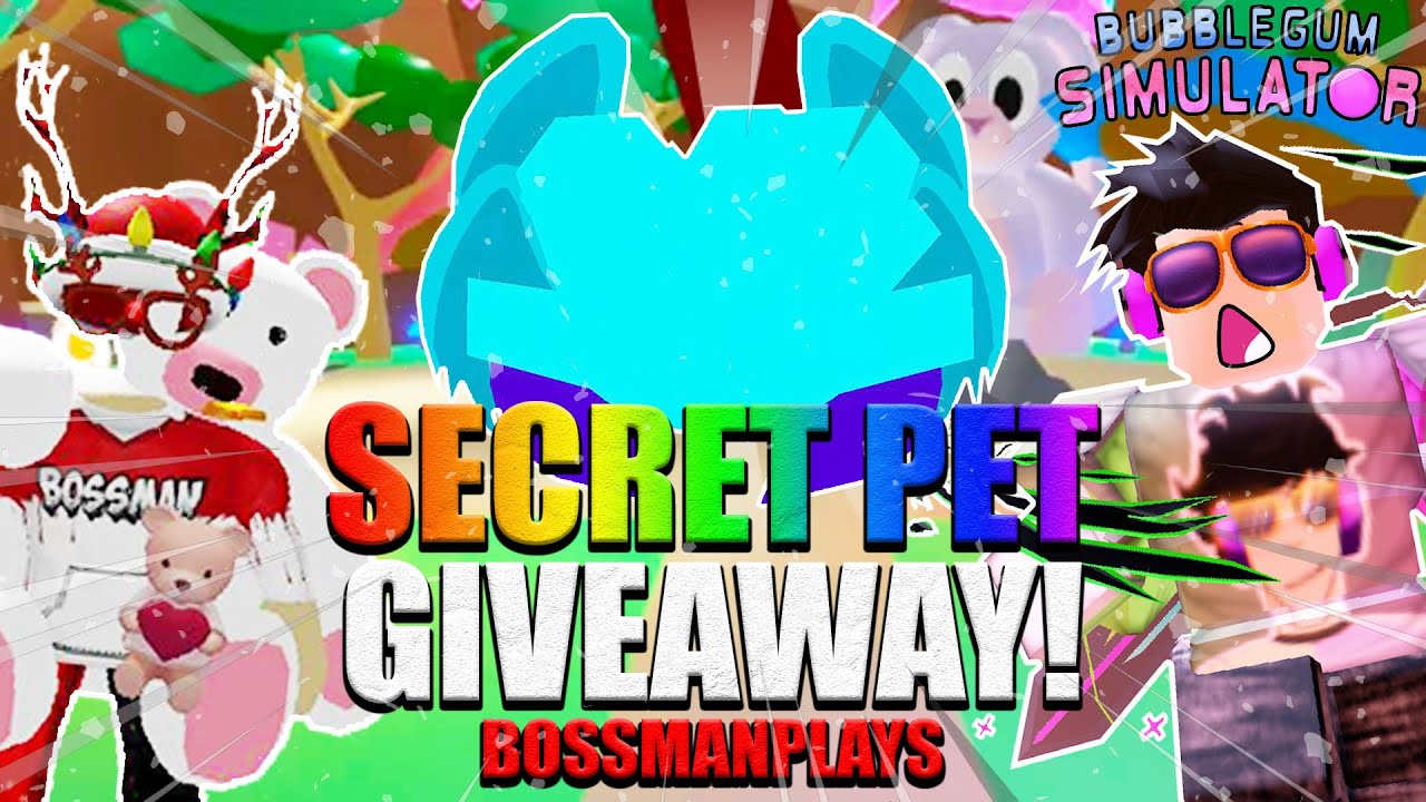 😱*SHINY SECRET* Lovely Rose Giveaway! 😱Bubble Gum Simulator Update 74!