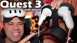 Oculus Quest 3 Wall Mount Holder (Keep it SAFE!)