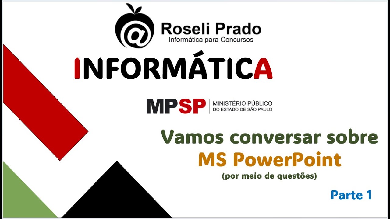 INFORMÁTICA - Questões de MS PowerPoint_Parte1
