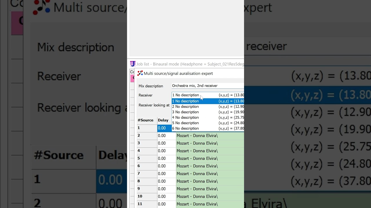 Easily copy-paste auralisation mixes in ODEON