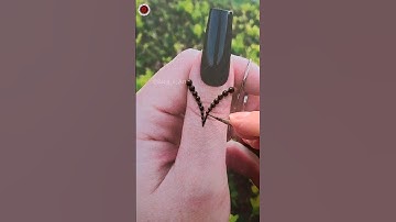 so elegant 👌 finger mehndi designs simple 🔥 #shorts #youtubeshorts