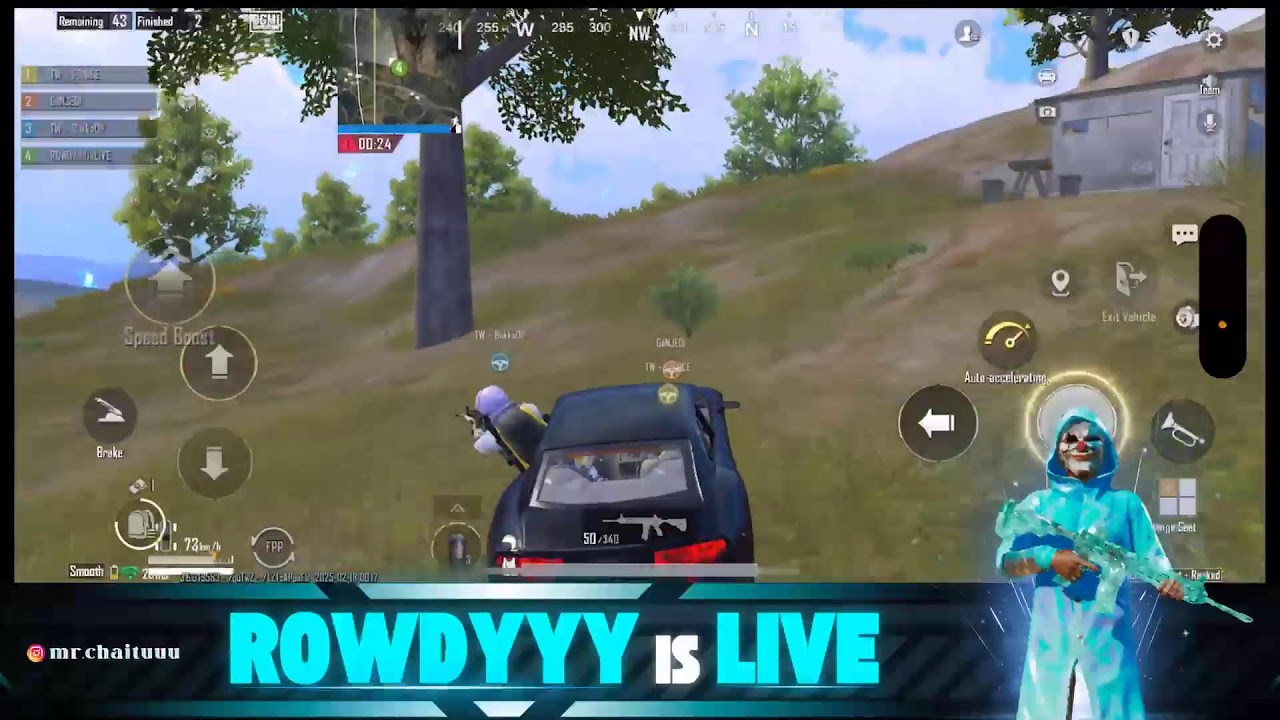 BGMI w ROWDYisLIVE | RUSH GAMEPLAY ONLY ❤️‍🔥😎 