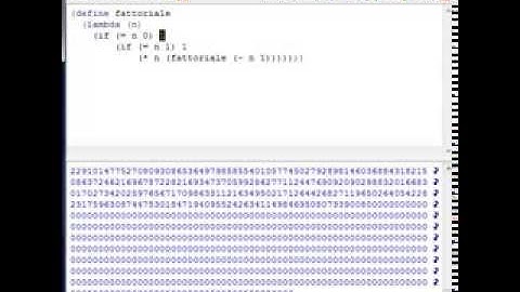 Fattoriale  DrRacket Tutorial