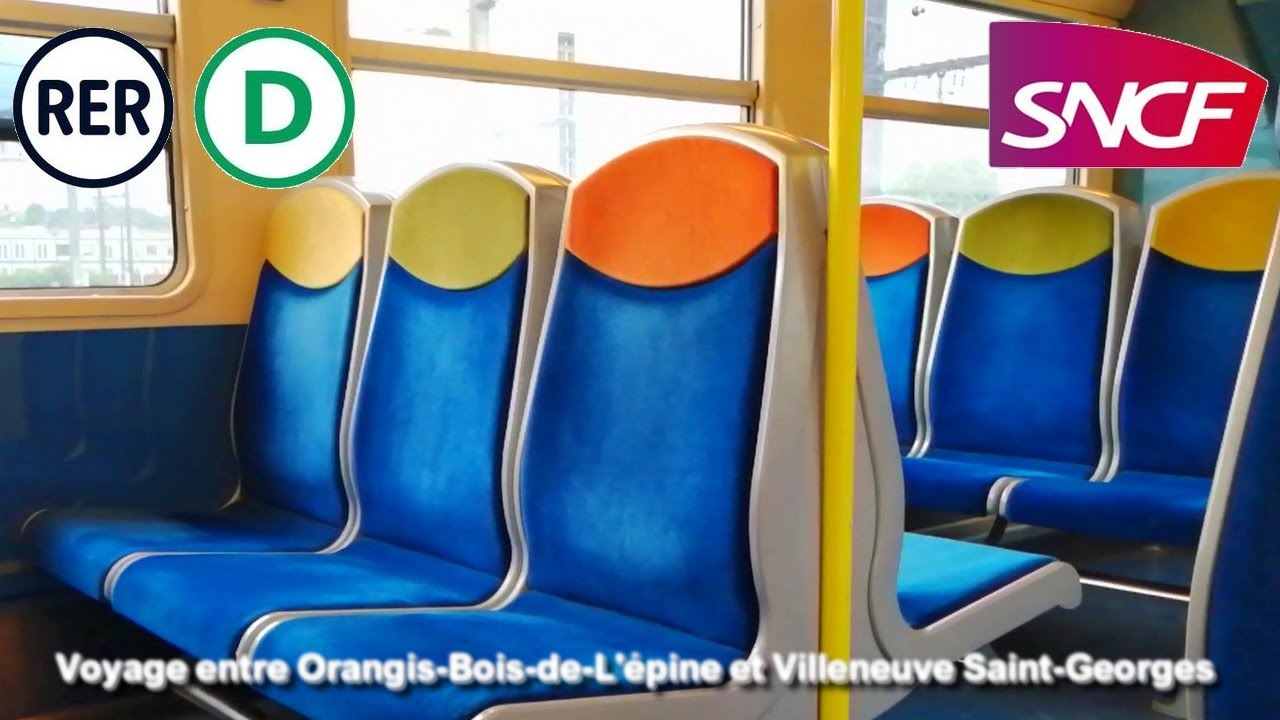 {RER D} Voyage entre Orangis-Bois-de-L'épine et Villeneuve Saint-Georges