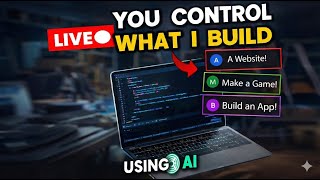 Chat Controls What I Build Using AI 🤖 LIVE