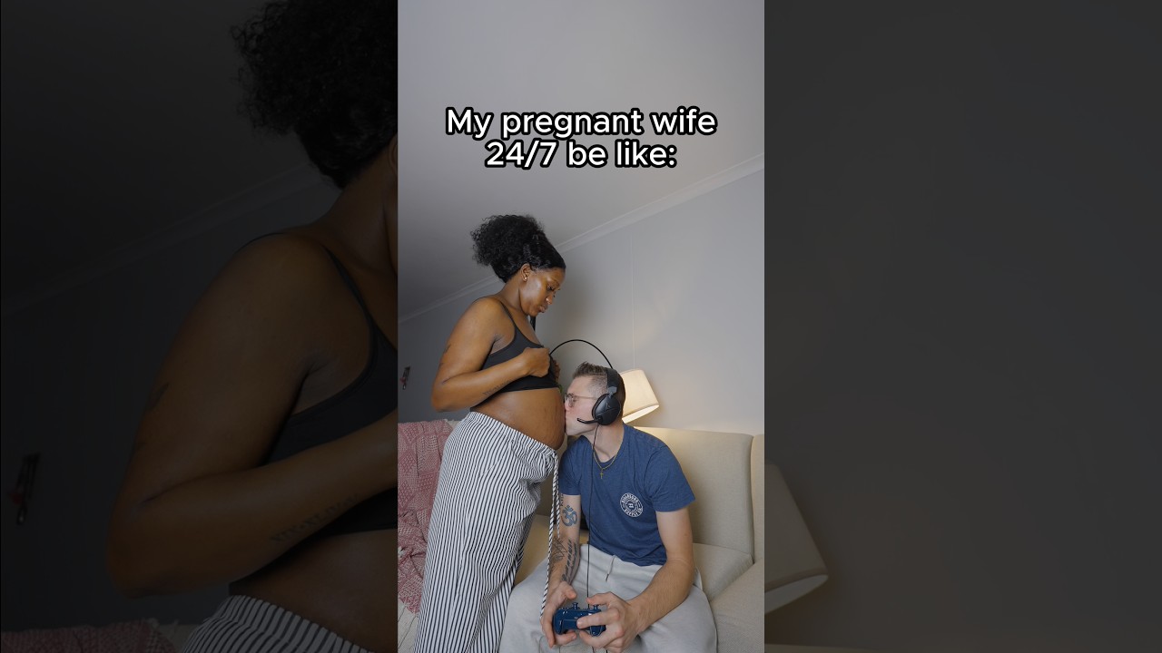 I’ll kiss my babygirl anywhere or anytime 😂❤️ #fyp #couplegoals #trendingvideo #relatable #pregnant