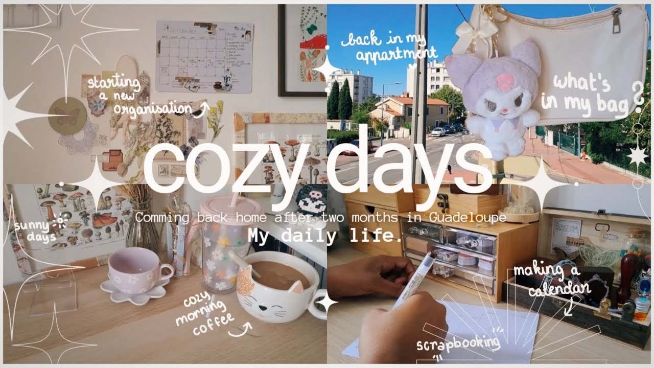 My daily life ☕️ Comming back home cozy days - YouTube