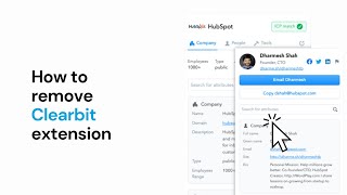 How to Remove the Clearbit Extension