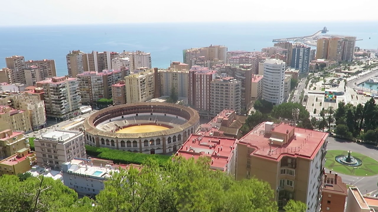 Panorama of Malaga, Spain YouTube
