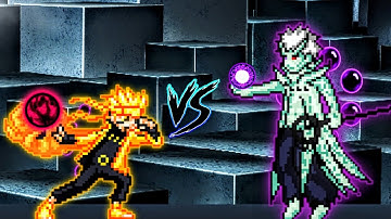Naruto OP (all form) VS Obito OP (all form) in Jump Force Mugen