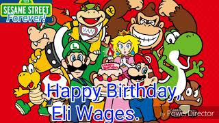 Happy Birthday, Eli Wages.
