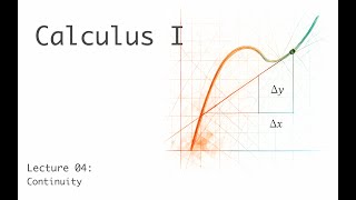 Continuity - Calculus 1 - Lecture 4b (of 19)