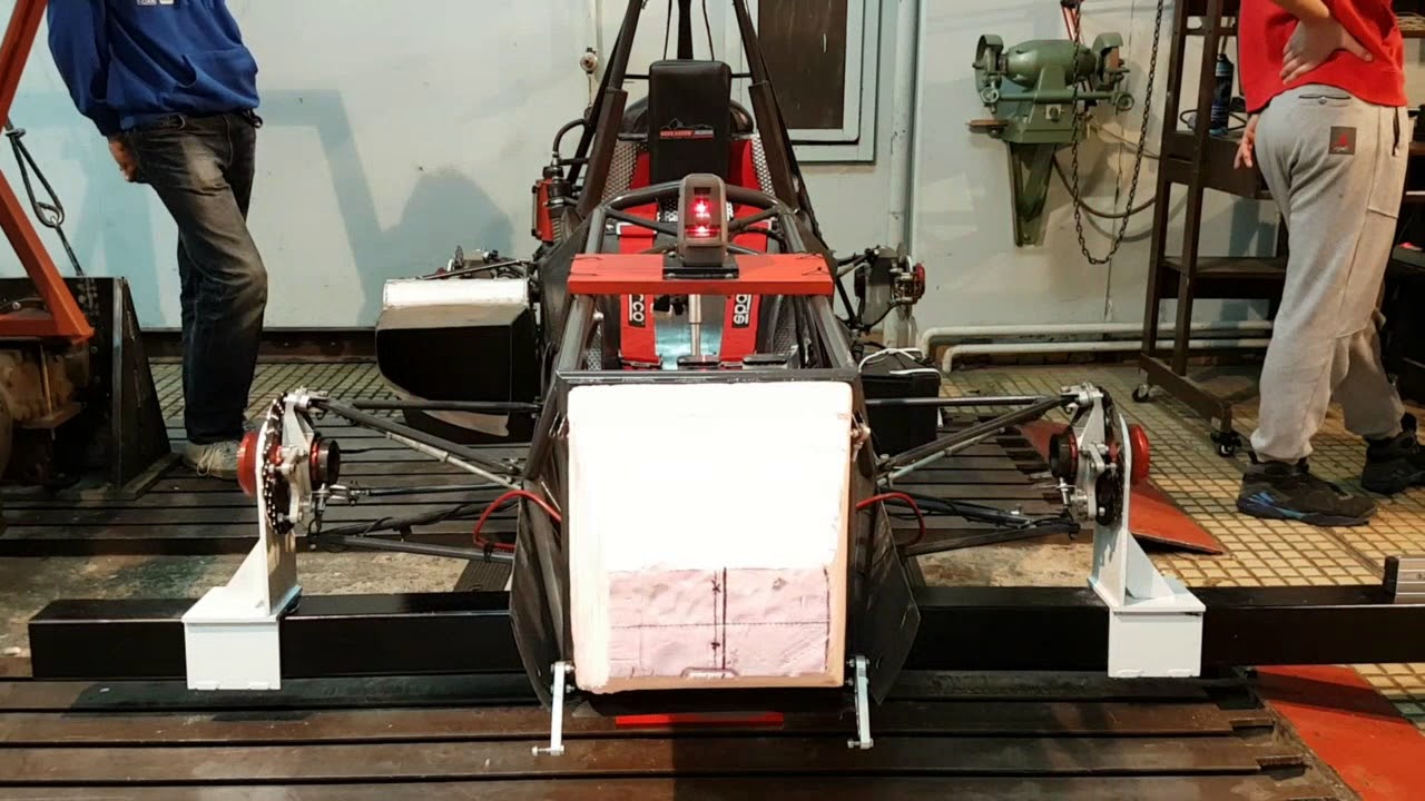FSRA2017 Chassis torsional rigidity setup YouTube