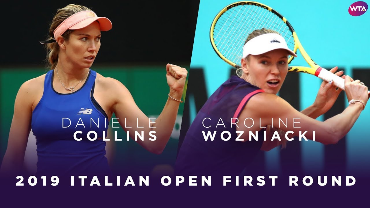 Hong Kong tjenestemænd for mig Danielle Collins vs. Caroline Wozniacki | 2019 Italian Open First Round |  WTA Highlights - YouTube