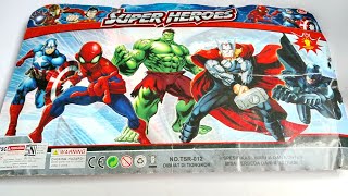 Heroes Unleashed ; Unboxing ASMR with captain america, spiderman, hulk smash,ironman,Ant-Man$100USD